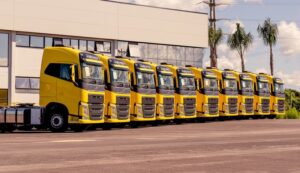 Frota de caminhões Transpower